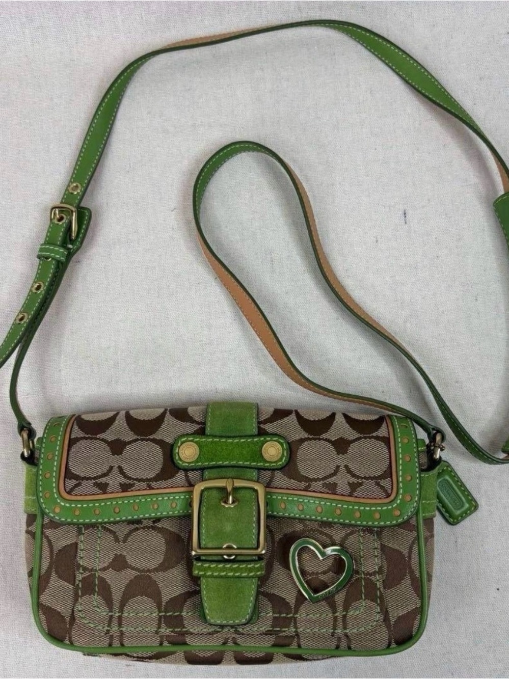 RARE vintage Y2K Coach Soho Signature shoulder bag